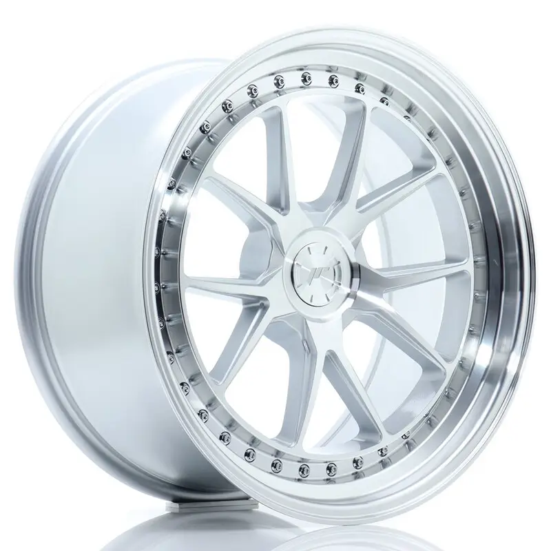 Japan Racing JR-39 19x9.5" (5 trous - sur mesure) ET15-35, Gris Argenté Acheter Direct