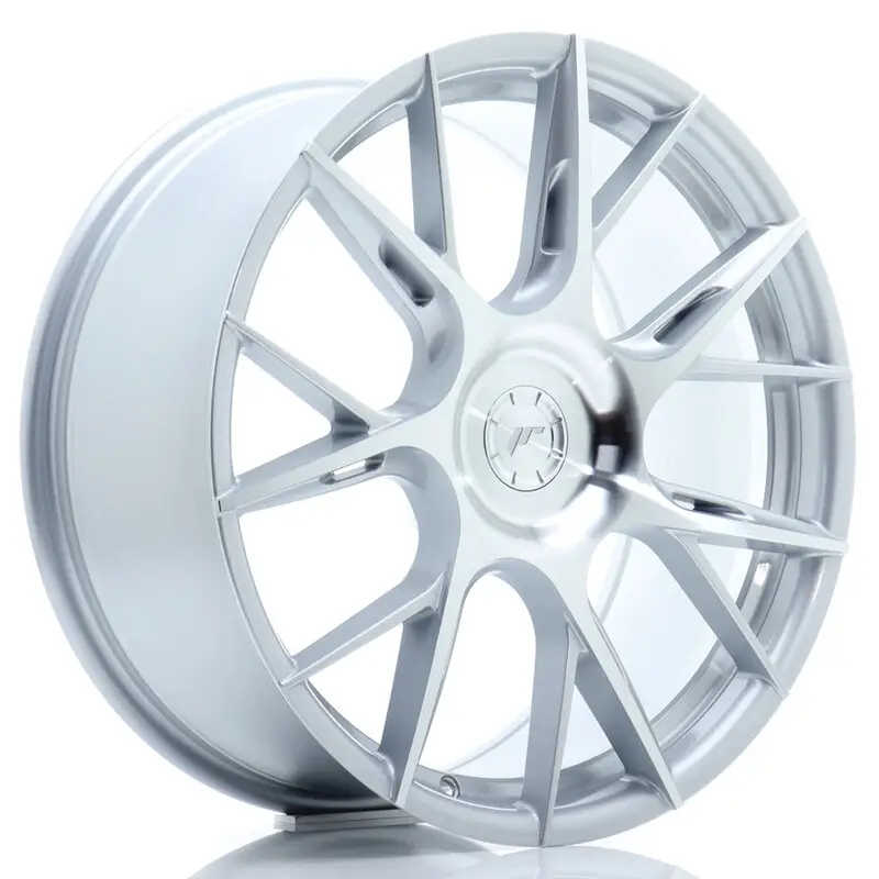 Meilleure Vente Japan Racing JR-42 19x8.5" (5 trous - sur mesure) ET25-45, Gris Argenté