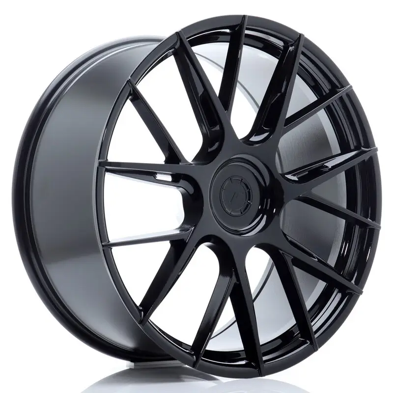 Commander Maintenant Japan Racing JR-42 22x9" (5 trous - sur mesure) ET20-42, Noir Brillant