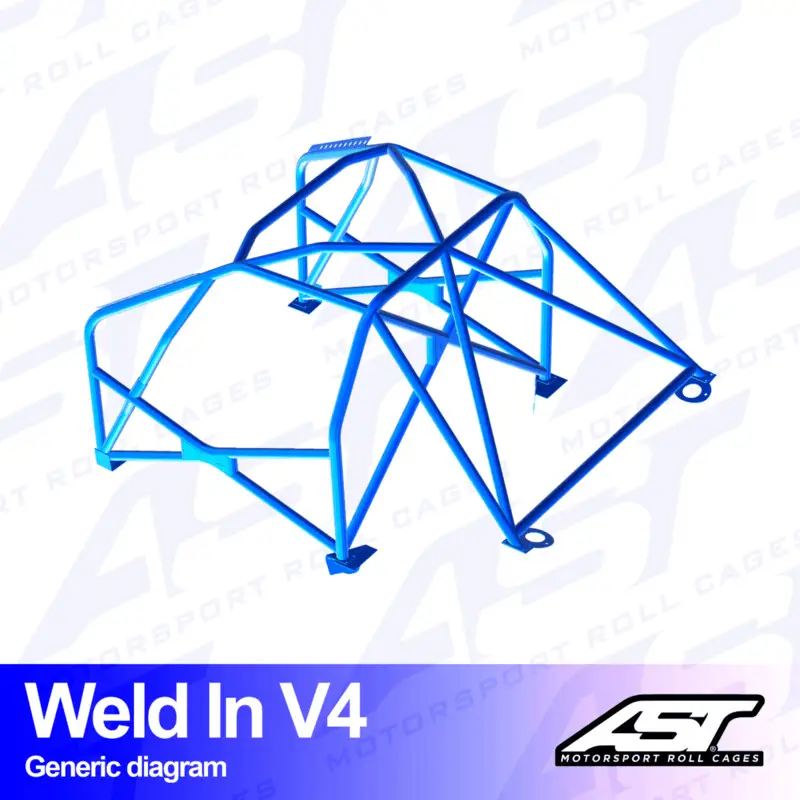 Arceau 8 Points à Souder AST Rollcages V4 pour Suzuki Swift (ZC32S) Retour Gratuit