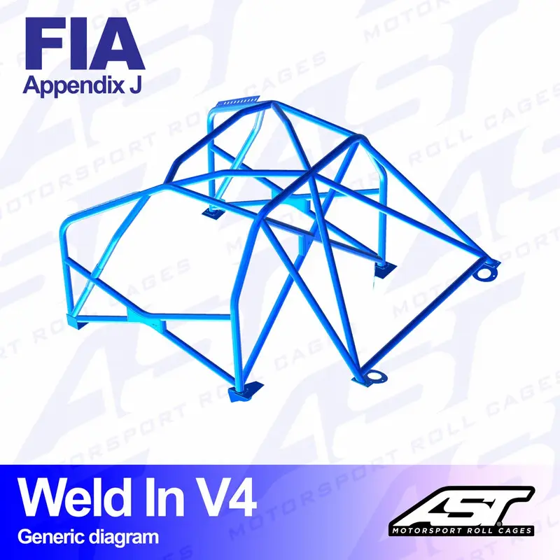 Arceau 8 Points à Souder AST Rollcages V4 pour Volvo 242 - FIA Acheter En Ligne