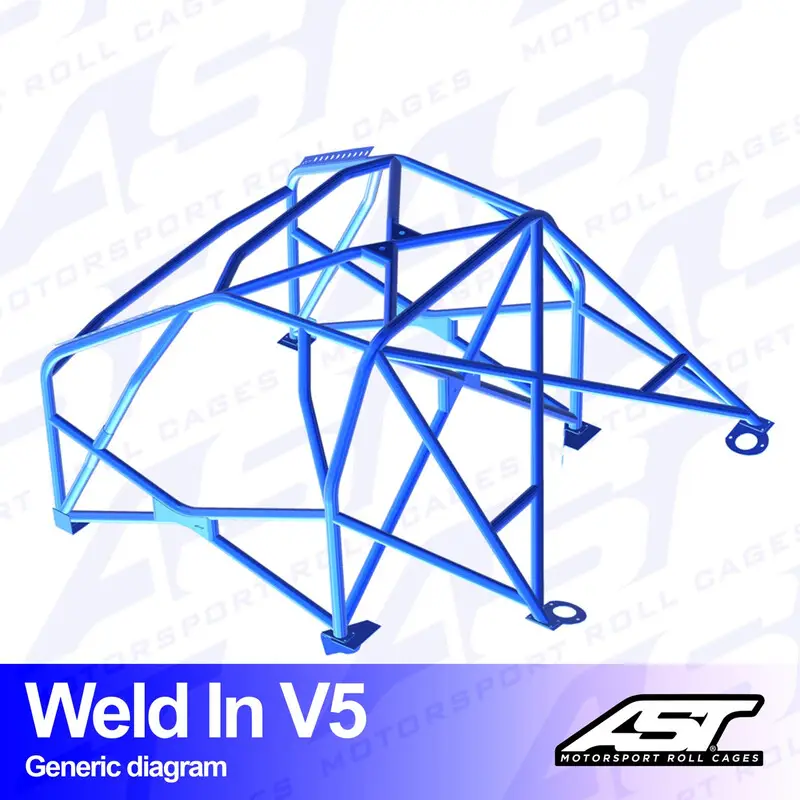 Meilleure Vente Arceau 8 Points à Souder AST Rollcages V5 pour Audi TT 8N, Quattro