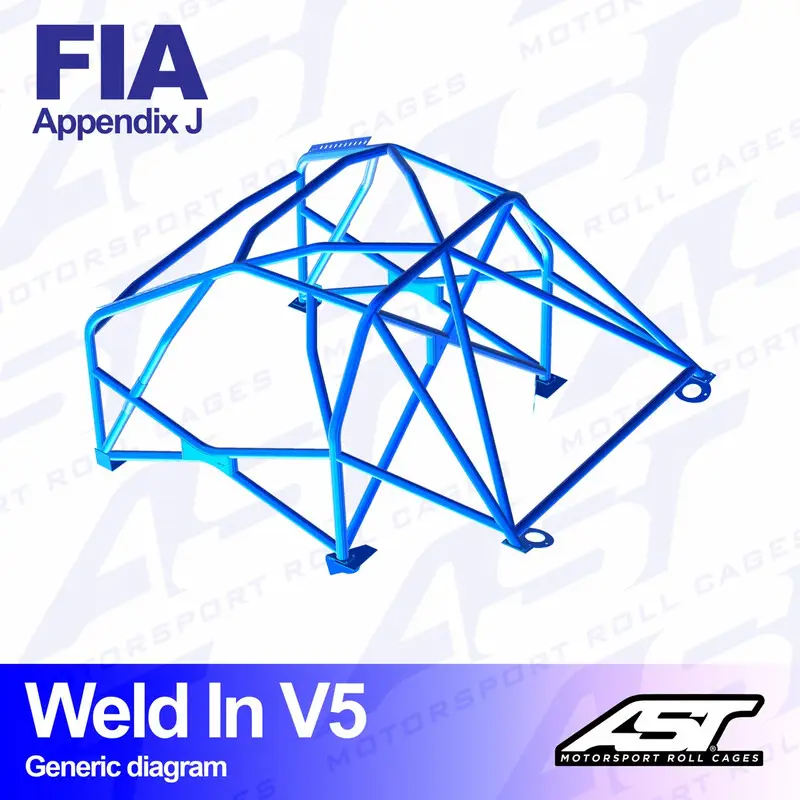 Promotion Arceau 8 Points à Souder AST Rollcages V5 pour Mercedes C123 - FIA