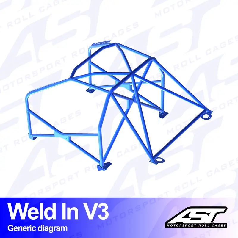 Arceau 8 Points à Souder AST Rollcages V3 pour Nissan Silvia PS13 Remise