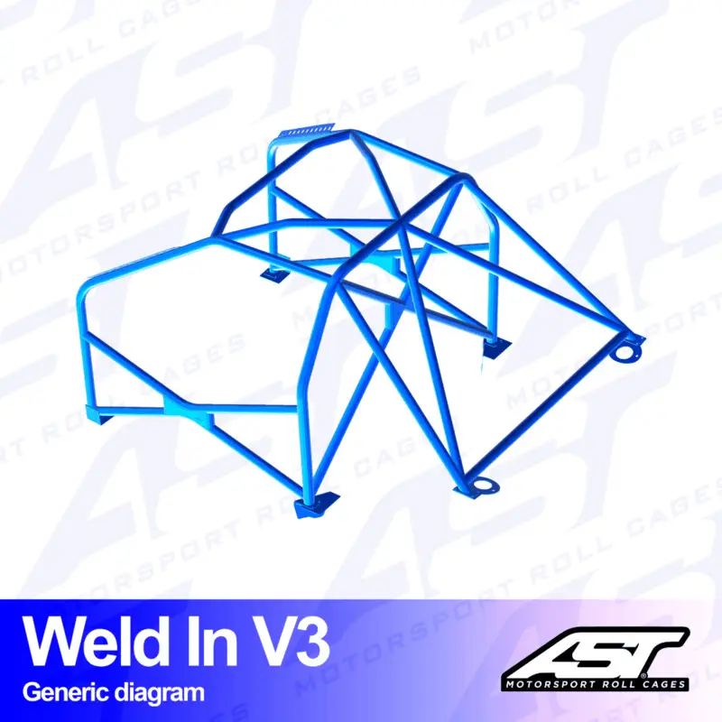 Prix Promo Arceau 8 Points à Souder AST Rollcages V3 pour Nissan Silvia S15