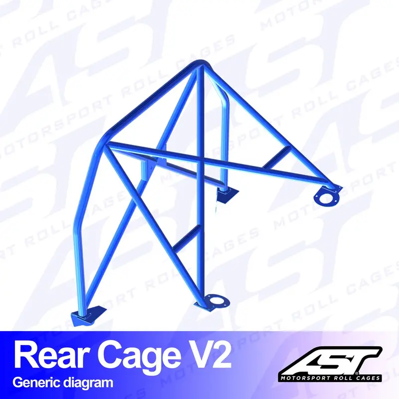 Demi-Arceau à Boulonner AST Rollcages V2 pour Citroen Saxo Offre Spéciale