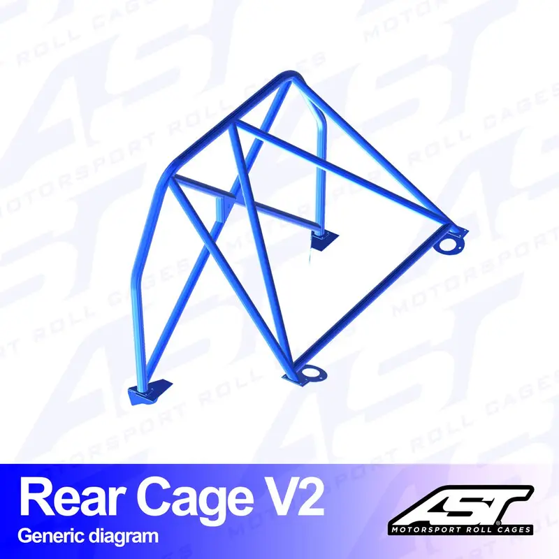 Acheter Direct Demi-Arceau à Boulonner AST Rollcages V2 pour Mazda RX-7 FD