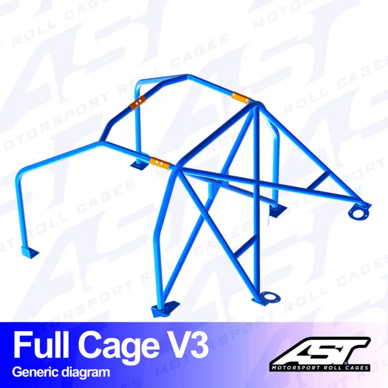 Arceau 6 Points à Boulonner AST Rollcages V3 Démontable pour Scion FR-S Retour Gratuit