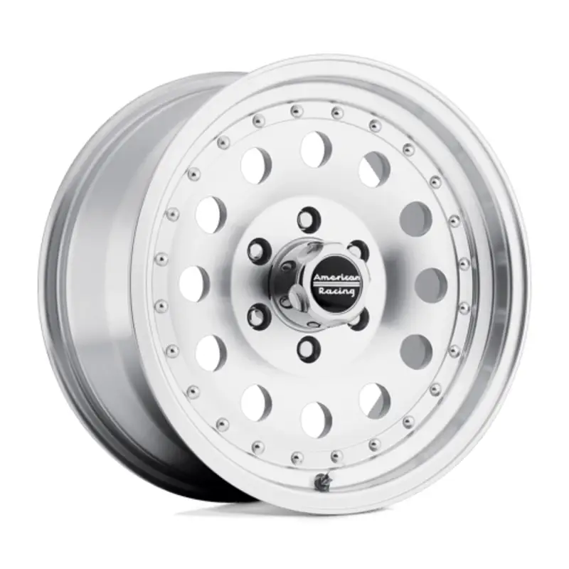 Expédition Rapide American Racing AR62 Outlaw II 16X8 8x165.1 ET0, Gris Argenté Poli
