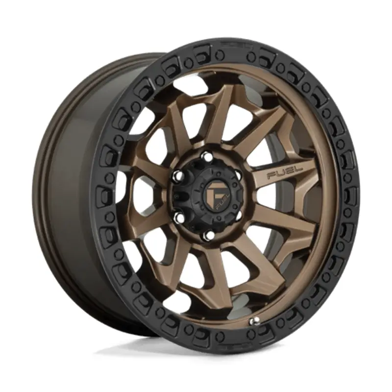 Populaire Fuel D696 Covert 18X9 6x139.7 ET20, Bronze Mat, Cerclage Noir