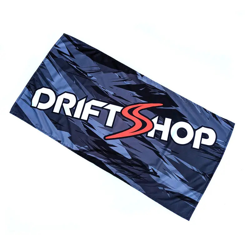Serviette de Toilette DriftShop Noire & Grise (30x50 cm) Commander Vite