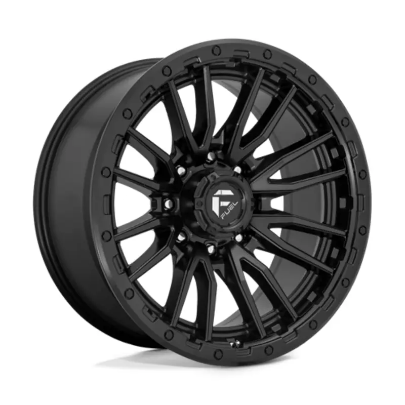 Fuel D679 Rebel 22X10 8x165.1 ET-18, Noir Mat Expédition Rapide