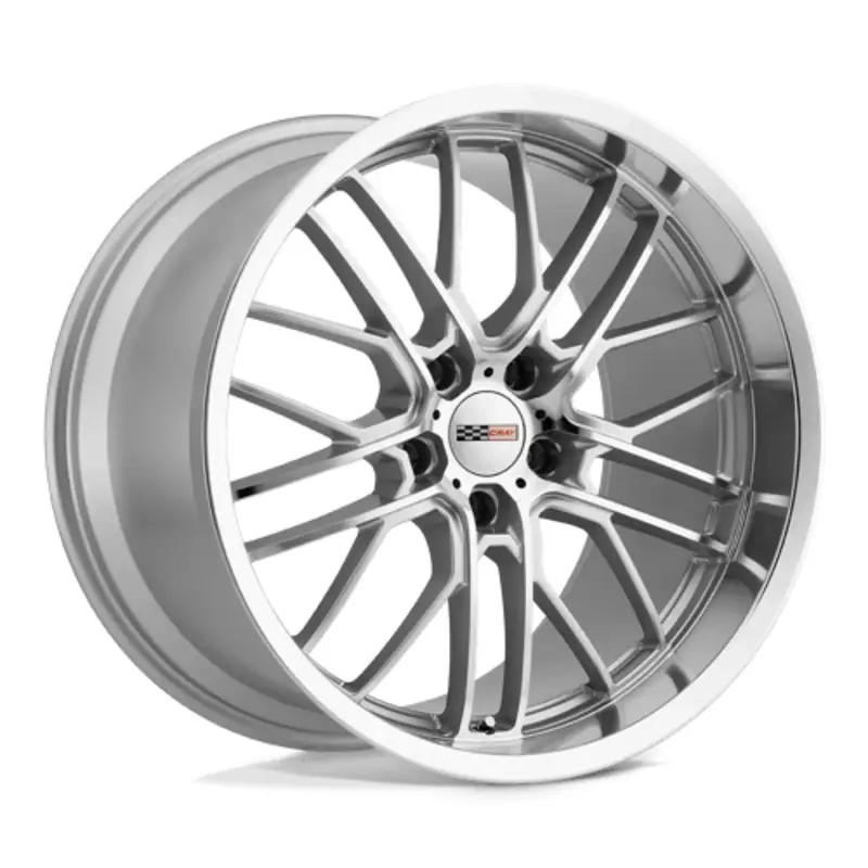 Nouvelle Collection Cray Eagle 18x9" 5x120.65 ET50, Gris Argenté, Branches et Rebord Polis