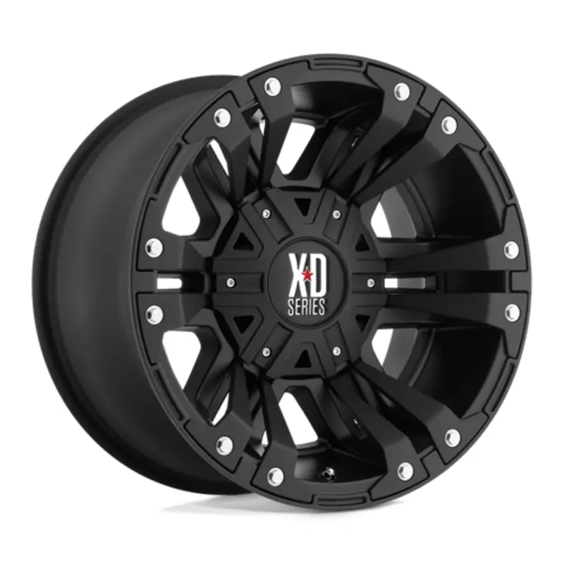 XD XD822 Monster II 20x10" 5x127/139.7 ET-24, Noir Mat Vente Directe
