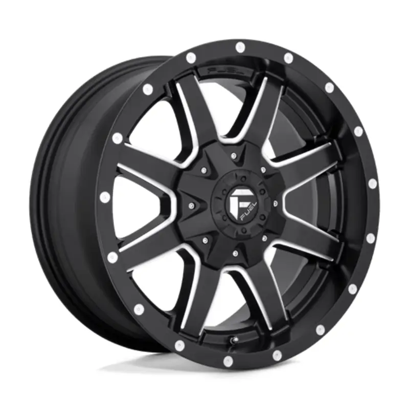 Nouveauté Fuel D538 Maverick 17X10 6x135/139.7 ET-24, Noir Mat, Rebord Brillant
