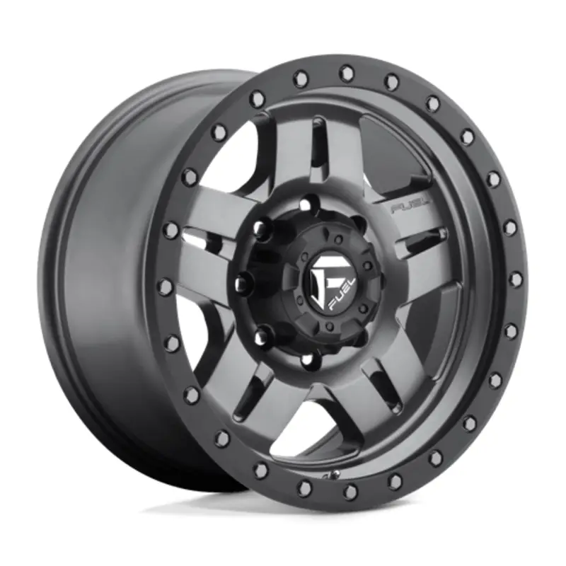 Fuel D558 Anza 20X10 5x127 ET-18, Gunmetal Mat, Anneau Noir Meilleur Prix