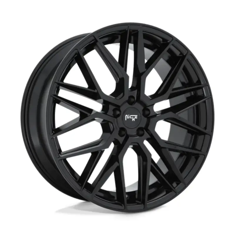 Niche M224 Gamma 22X9 5x114.3 ET38, Noir Brillant Jusqu’à Épuisement Des Stocks