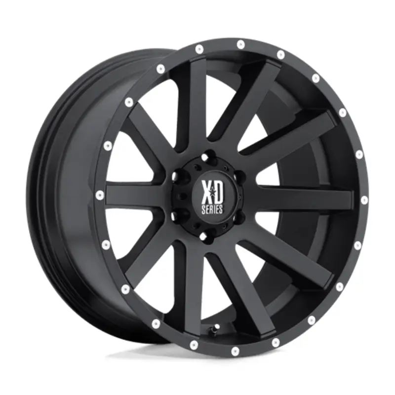 Bon Plan XD XD818 Heist 20X10 5x127 ET-24, Noir Satiné