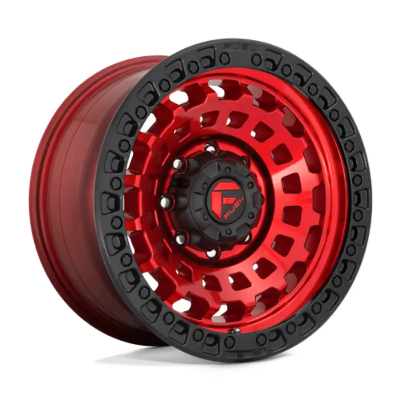 Nouveauté Fuel D632 Zephyr 18X9 6x135 ET1, Rouge Candy, Anneau Noir