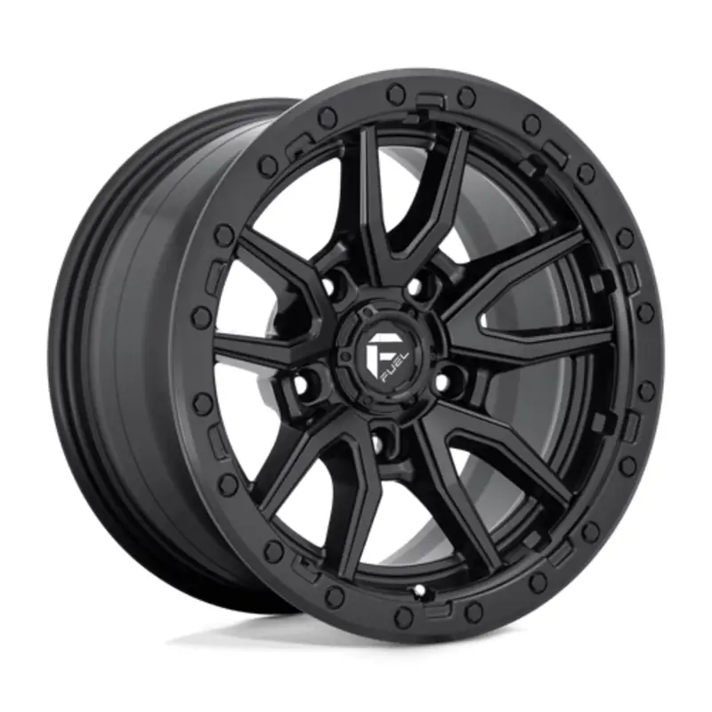 Livraison Gratuite Fuel D679 Rebel 17X9 5x127 ET-12, Noir Mat