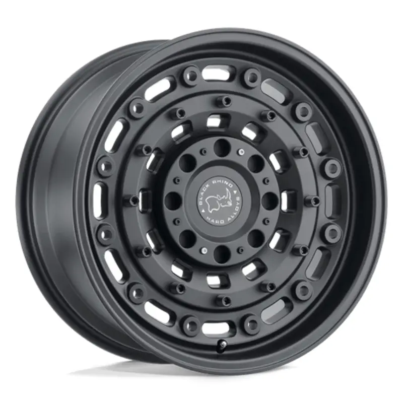 Certifié Black Rhino Arsenal 16X8 5x160 ET38, Noir Texturé
