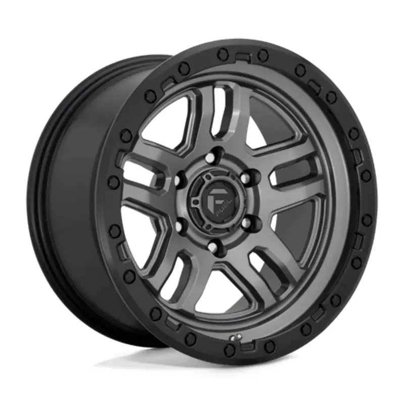 Haute Qualité Fuel D701 Ammo 20X9 6x135 ET1, Gunmetal Mat, Anneau Noir