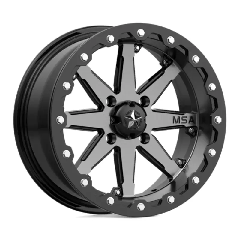 MSA Offroad Wheels M21 Lok Beadlock 14x7" 4x137 ET00, Anthracite Charbon Jusqu’à Épuisement Des Stocks