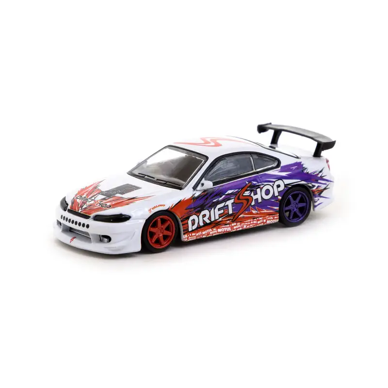 Prix Cassé Miniature Nissan Silvia S15 DriftShop (Tarmac Works, Vertex)