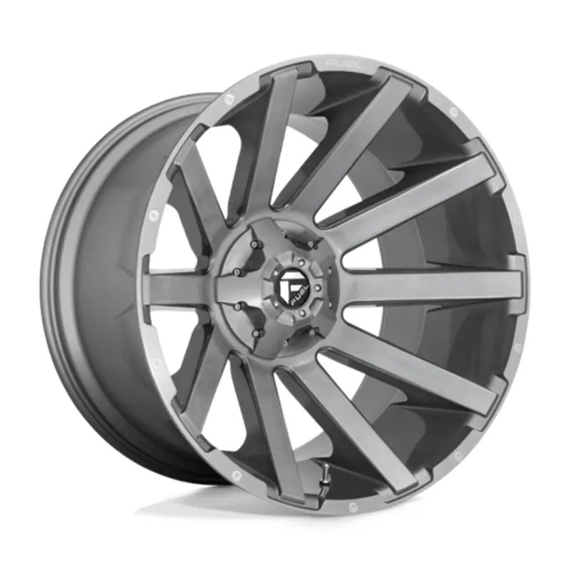 Fuel D714 Contra Platinum 20X10 8x180 ET-18, Gunmetal Brossé Bon Plan