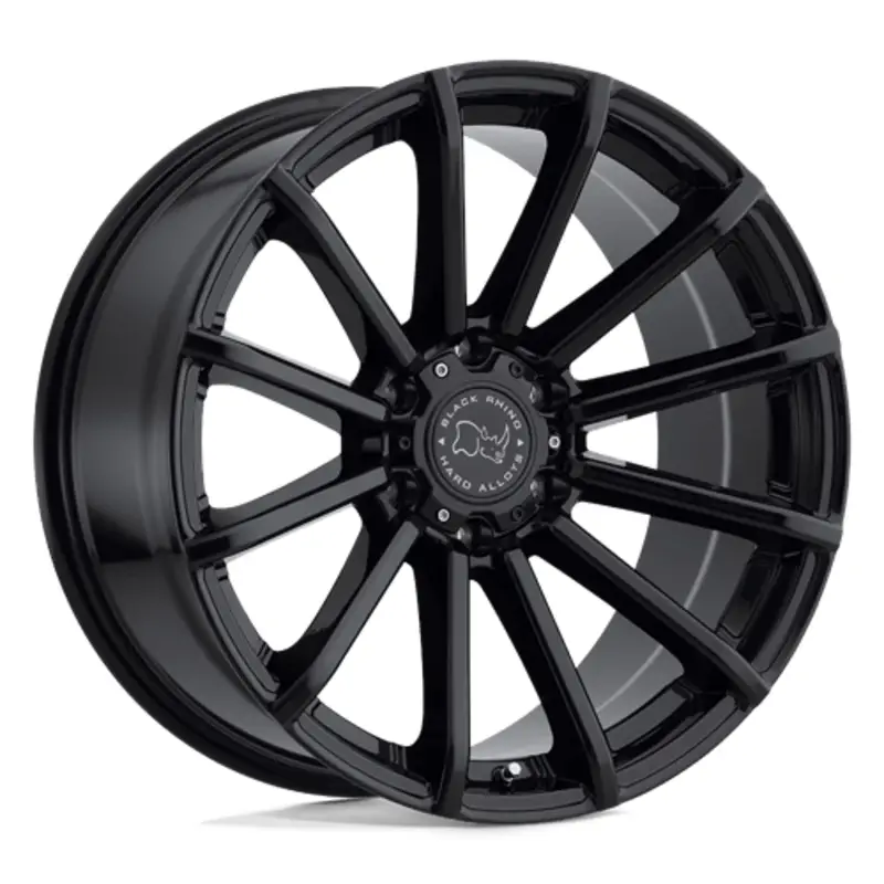 Black Rhino Rotorua 20x9.5" 6x139.7 ET12, Noir Brillant Vente Directe
