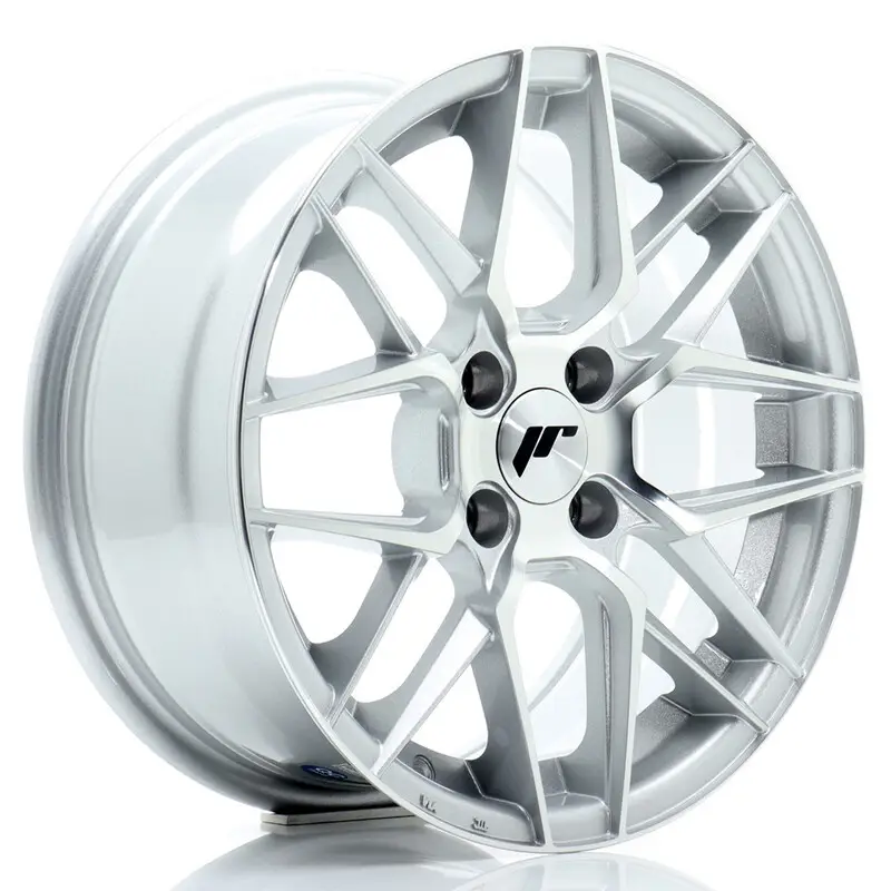 Japan Racing JR-28 15x7" 4x100 ET25, Gris Argenté / Poli Paiement Sécurisé
