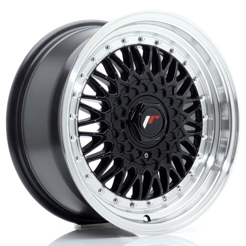 Dernière Chance Japan Racing JR-9 16x7.5" 4x100/108 ET25, Noir Brillant