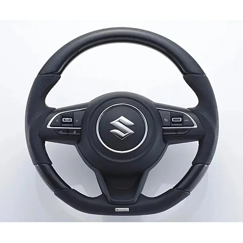 Offre Exclusive Volant GReddy Carbone Noir avec Coutures Rouges pour Suzuki Swift Sport ZC33S