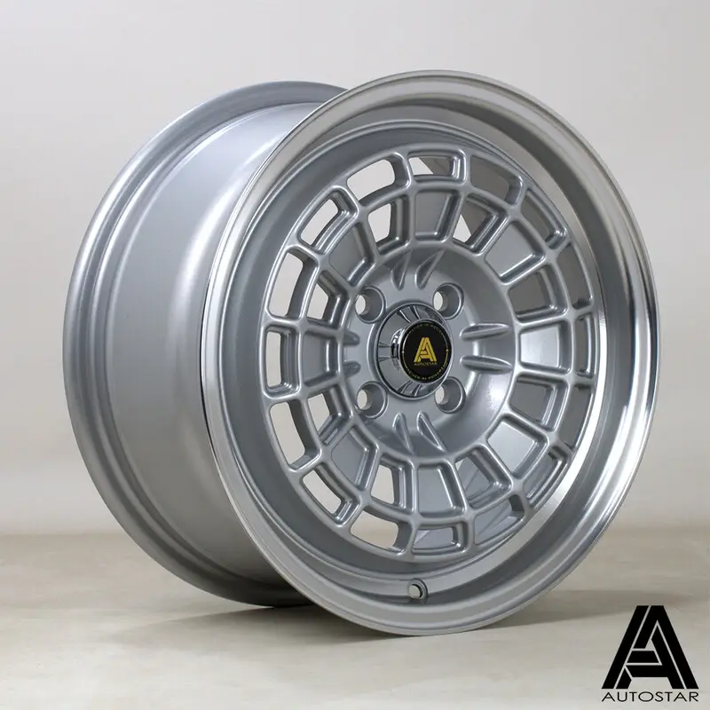 Autostar Roulette 15x7" 4x100 ET35, Gris Argenté Must-Have