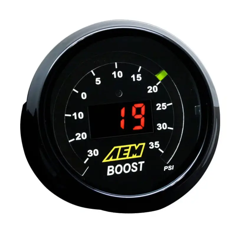 Prix Bas Manomètre Pression de Turbo AEM Classic 35 psi