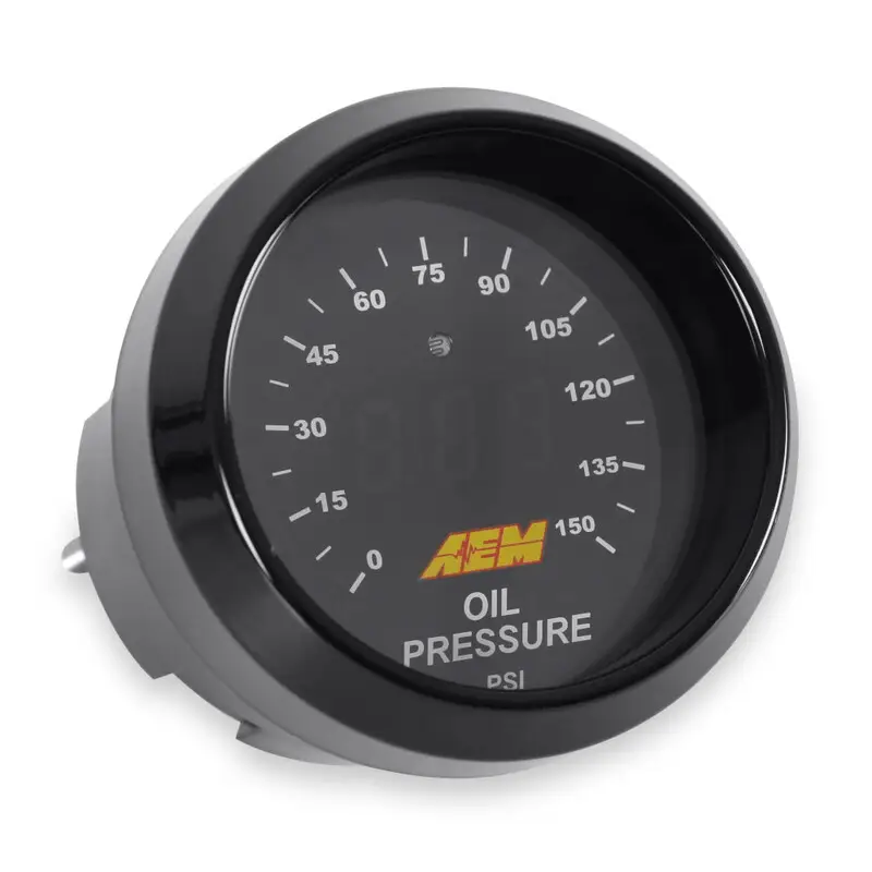 Livraison Express Manomètre Pression Huile AEM Classic 150 psi