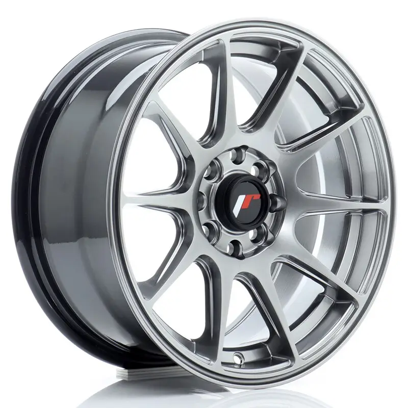 Japan Racing JR-11 15x7" 4x100/114.3 ET30, Hyper Black Bon Plan
