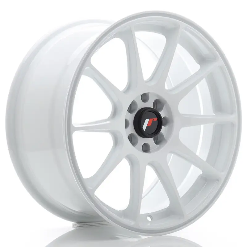 Japan Racing JR-11 17x8" 4x100/108 ET25, Blanc Livraison Express