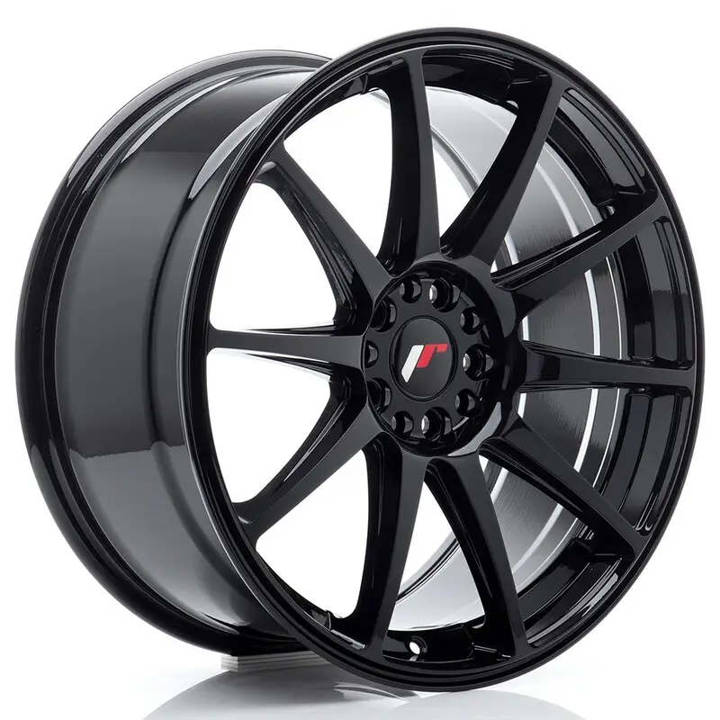 Must-Have Japan Racing JR-11 19x8.5" 5x112/114.3 ET42, Noir Brillant