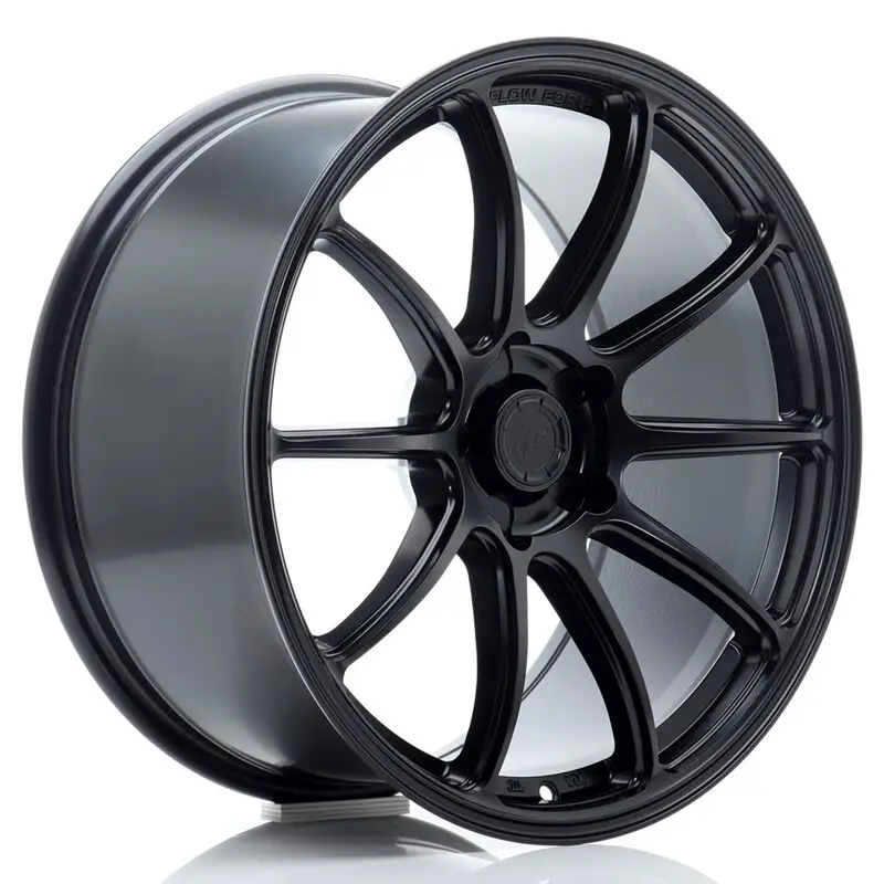 Japan Racing SL-04 Super Light 19x10" (5 trous - sur mesure) ET15-51, Noir Mat Petit Prix