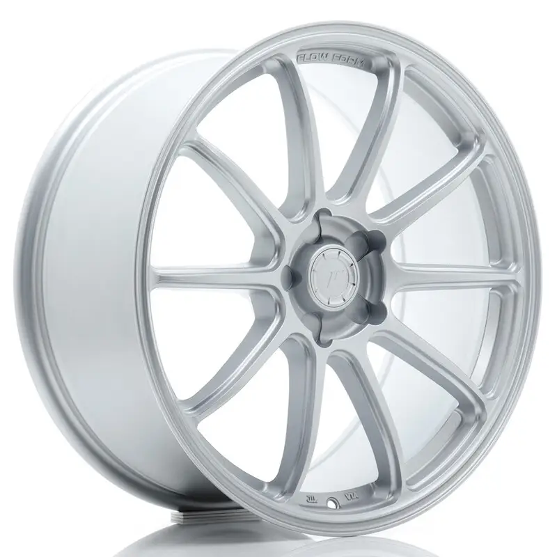 Japan Racing SL-04 Super Light 19x8.5" (5 trous - sur mesure) ET20-45, Gris Argenté Expédition Rapide