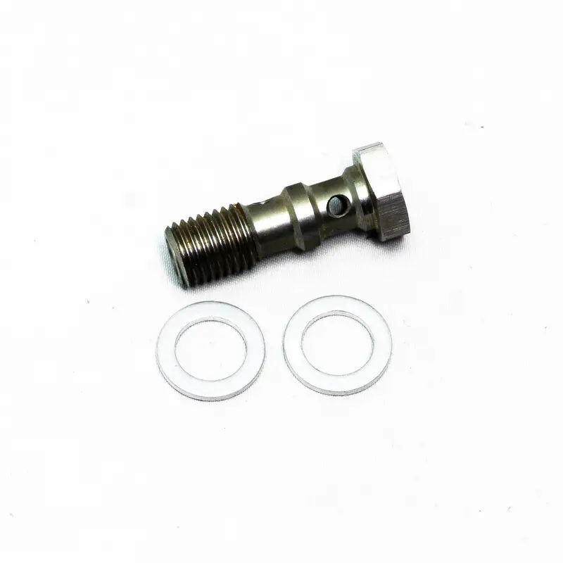 Vis Banjo Double M10x1.25 en Acier Inox. (30 mm) Promotion Saisonnière