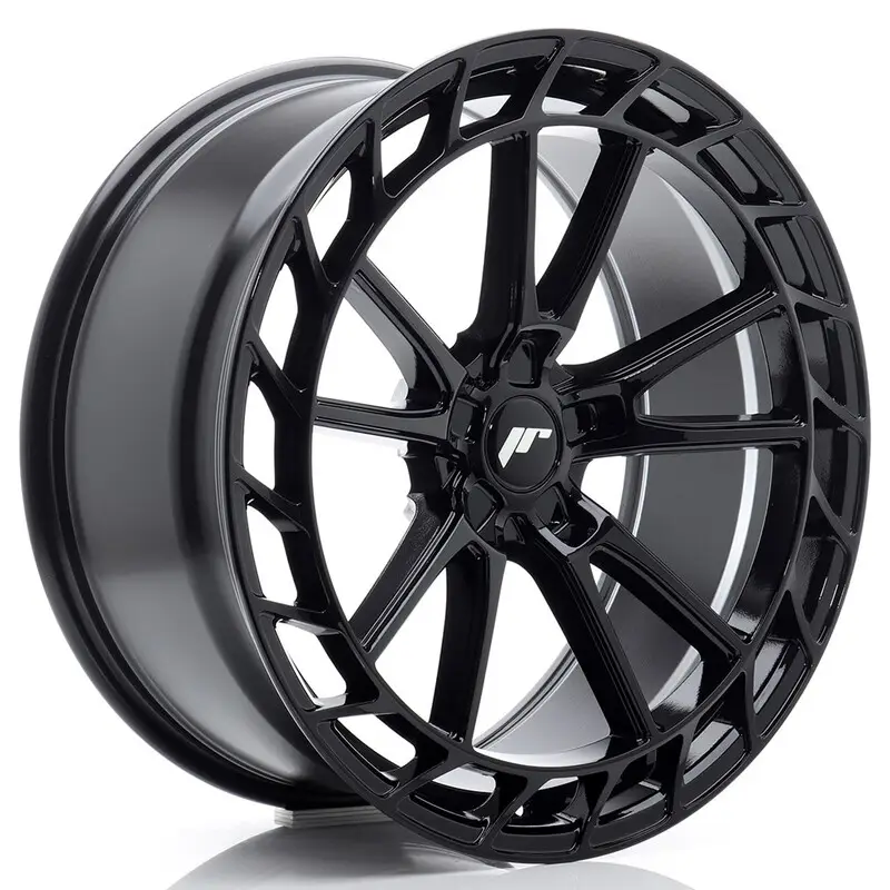 Satisfait Ou Remboursé Japan Racing JR-45 21x9.5" (5 trous - sur mesure) ET15-35, Noir Brillant