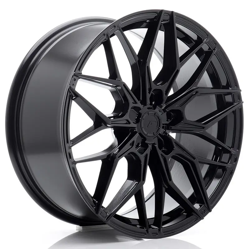 Japan Racing JR-46 19x8.5" (5 trous - sur mesure) ET20-45, Noir Brillant Offre Limitée