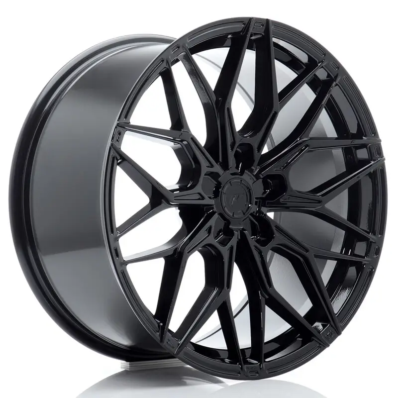 Japan Racing JR-46 19x9.5" (5 trous - sur mesure) ET20-45, Noir Brillant Prix Réduit