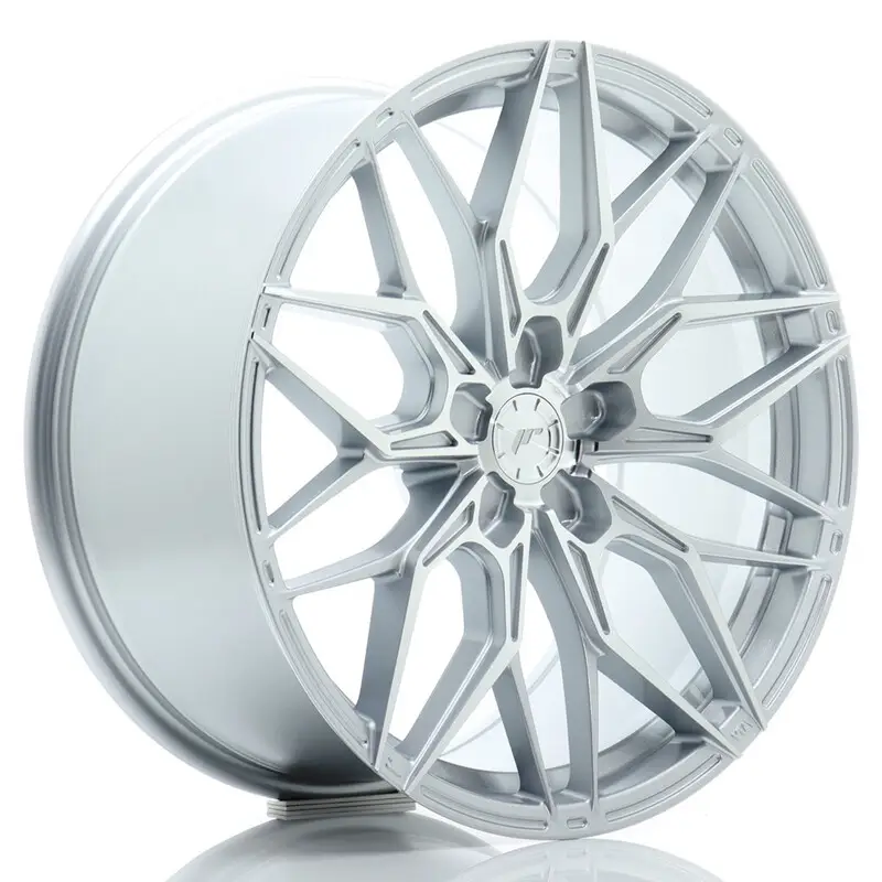 Japan Racing JR-46 19x9.5" (5 trous - sur mesure) ET20-45, Gris Argenté Authentique