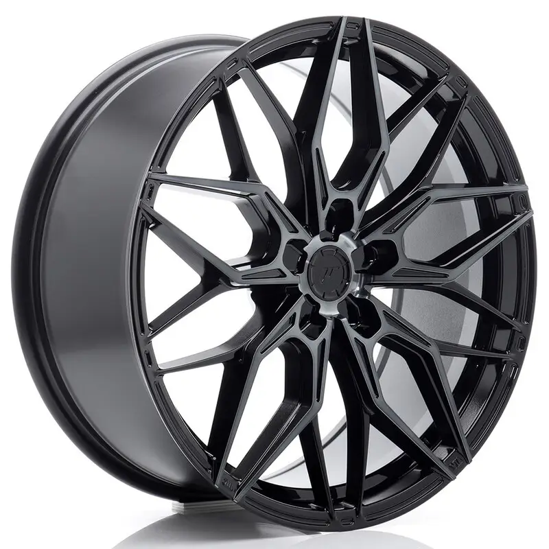 Prix Cassé Japan Racing JR-46 20x8.5" (5 trous - sur mesure) ET20-45, Noir Brillant, Branches Teintées