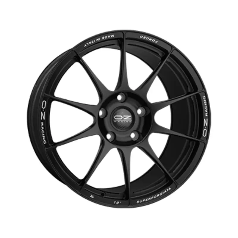 Acheter En Ligne OZ Superforgiata 19x12" 5x130 ET48, Noir Mat / Satiné