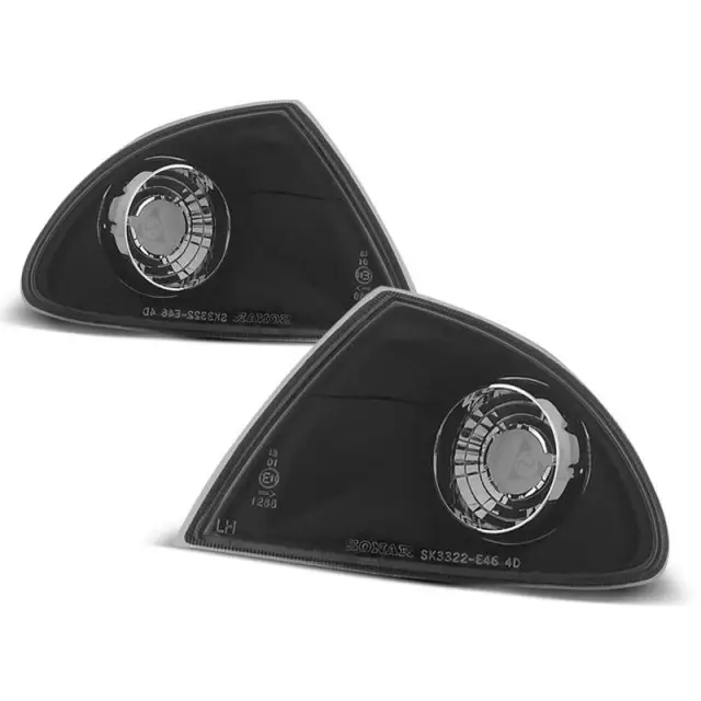 Seulement Aujourd’hui Direction Avant Noire pour BMW E46 1998-2001