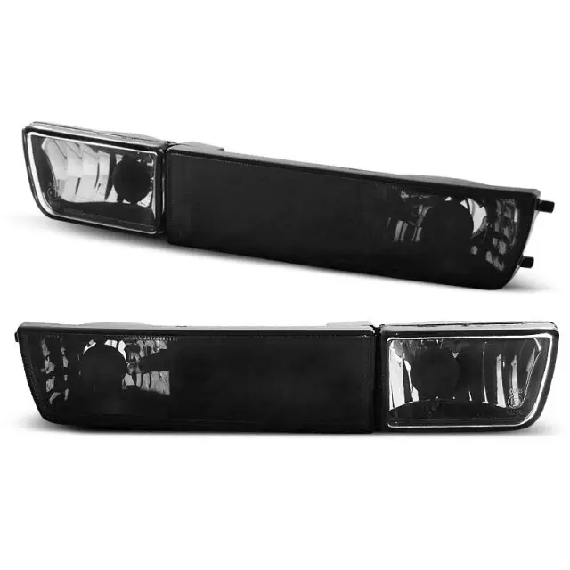 Certifié Pare-choc Avant avec Feux de Brouillard Noirs pour VW Golf 3/Vento